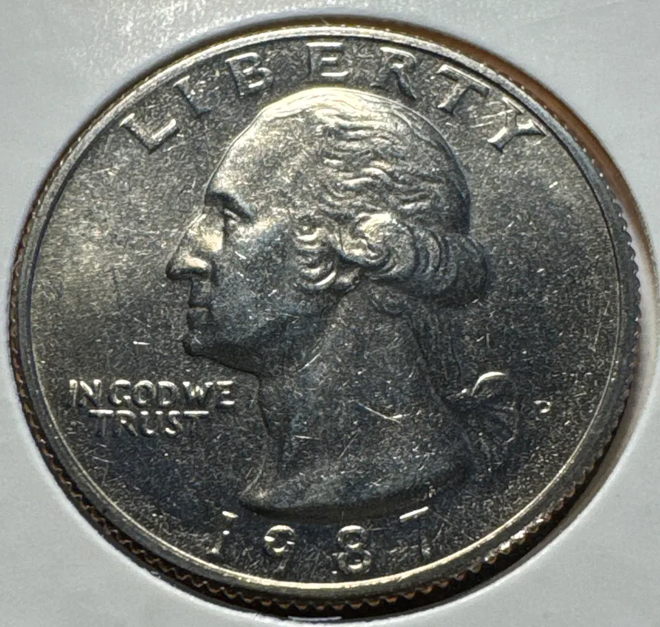 1987-P Washington Quarter Ungraded — front