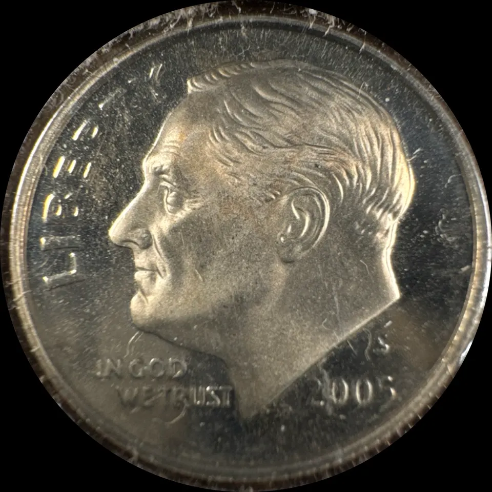 2005-S Roosevelt Dime Ungraded — front