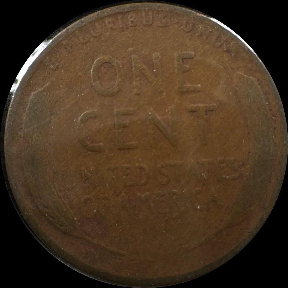 1930-P Lincoln Cent Ungraded — back