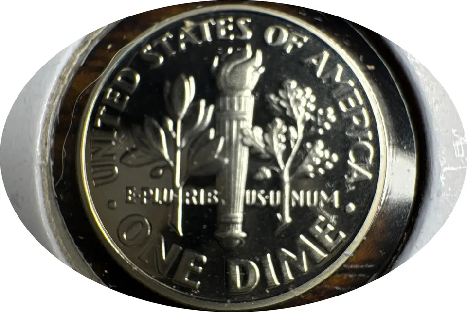 2002-S Roosevelt Dime Ungraded — back