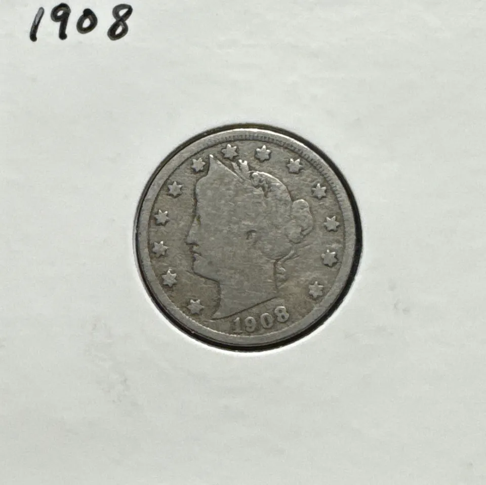 1908-P Liberty V Nickel Ungraded — front