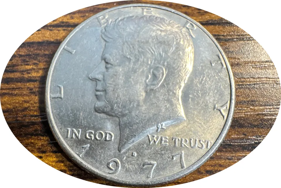 1977-D Kennedy Half Dollar Ungraded — front