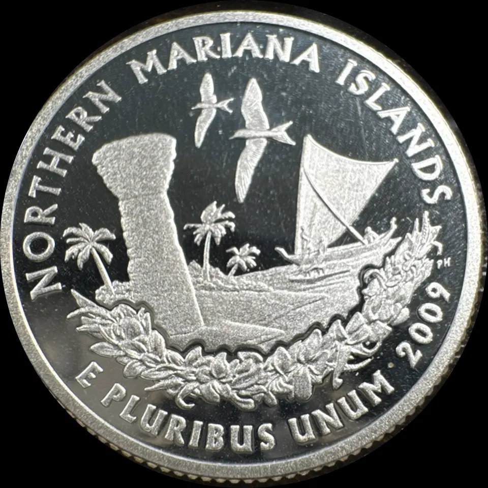2009-S Washington Quarter Ungraded — back