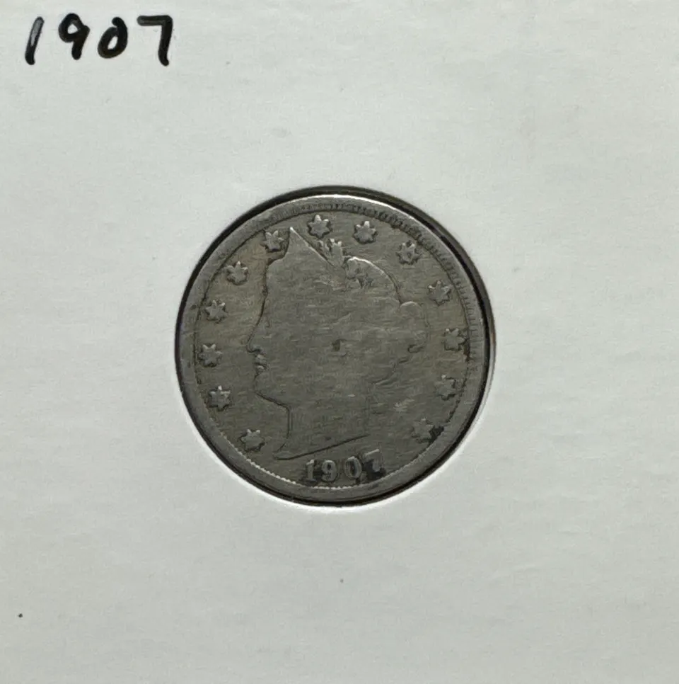 1907-P Liberty V Nickel Ungraded — front
