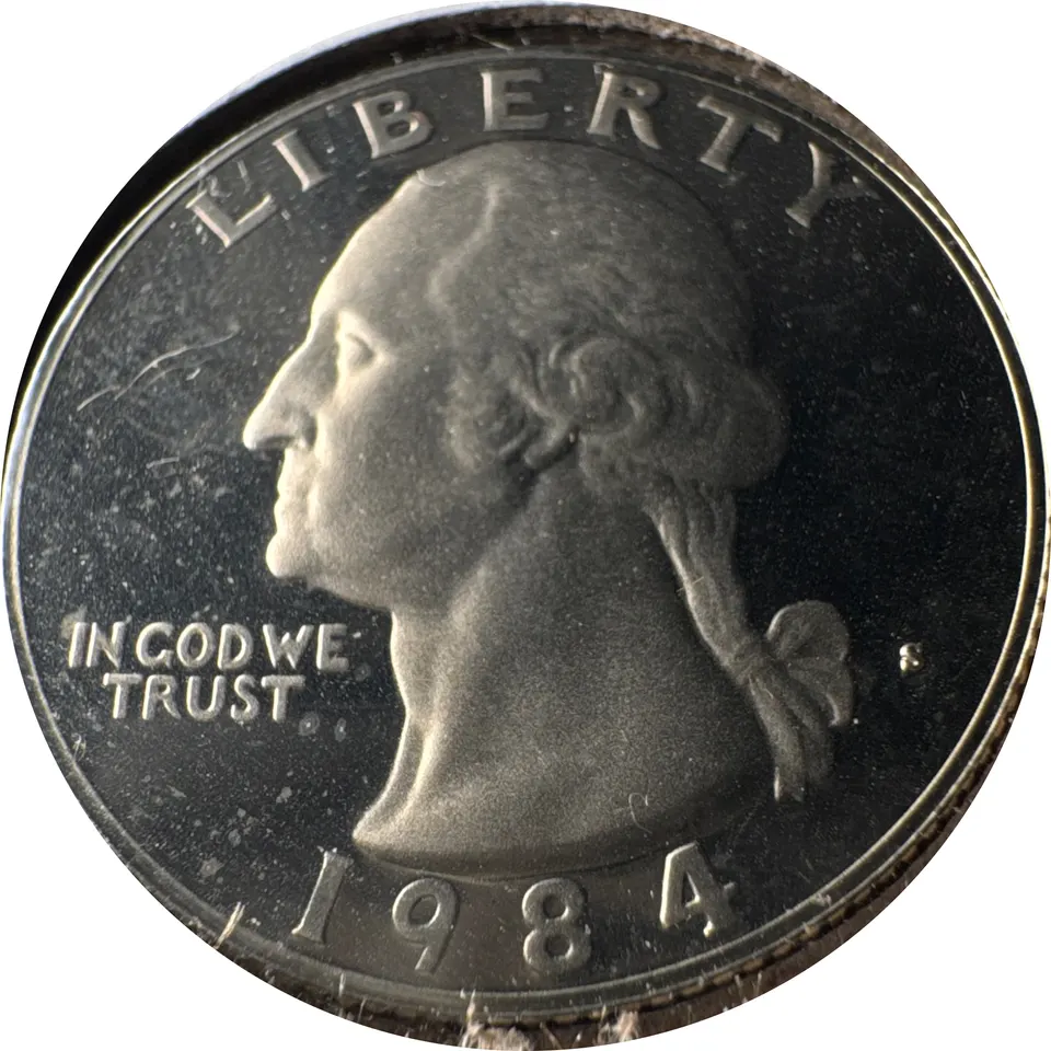 1984-S Washington Quarter Ungraded — front