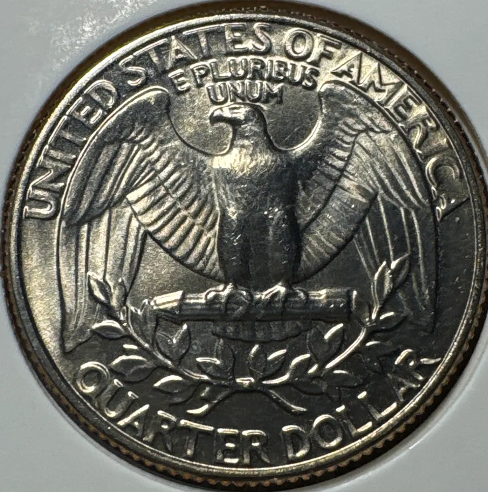 1985-D Washington Quarter Ungraded — back