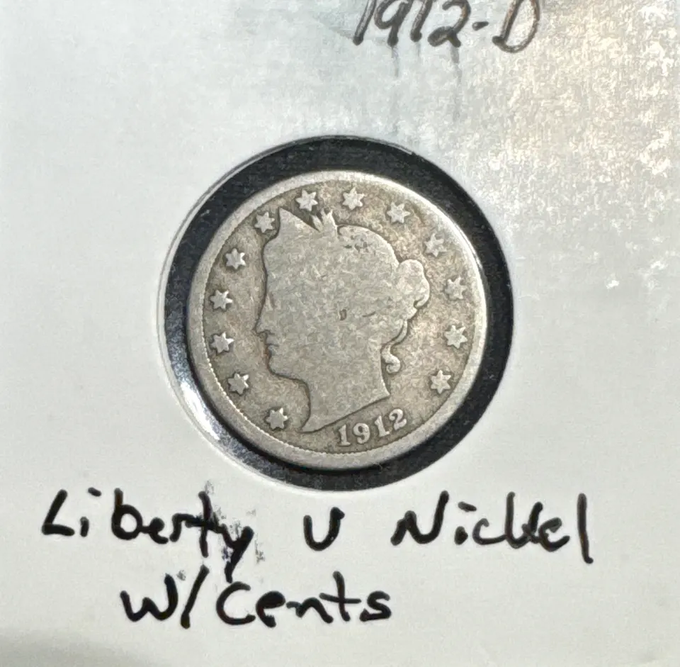 1912-D Liberty V Nickel Ungraded — front