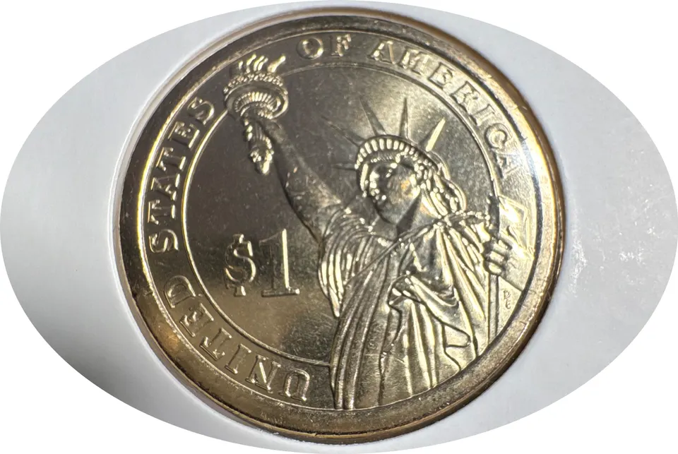 2007-P Presidential Dollar Ungraded — back