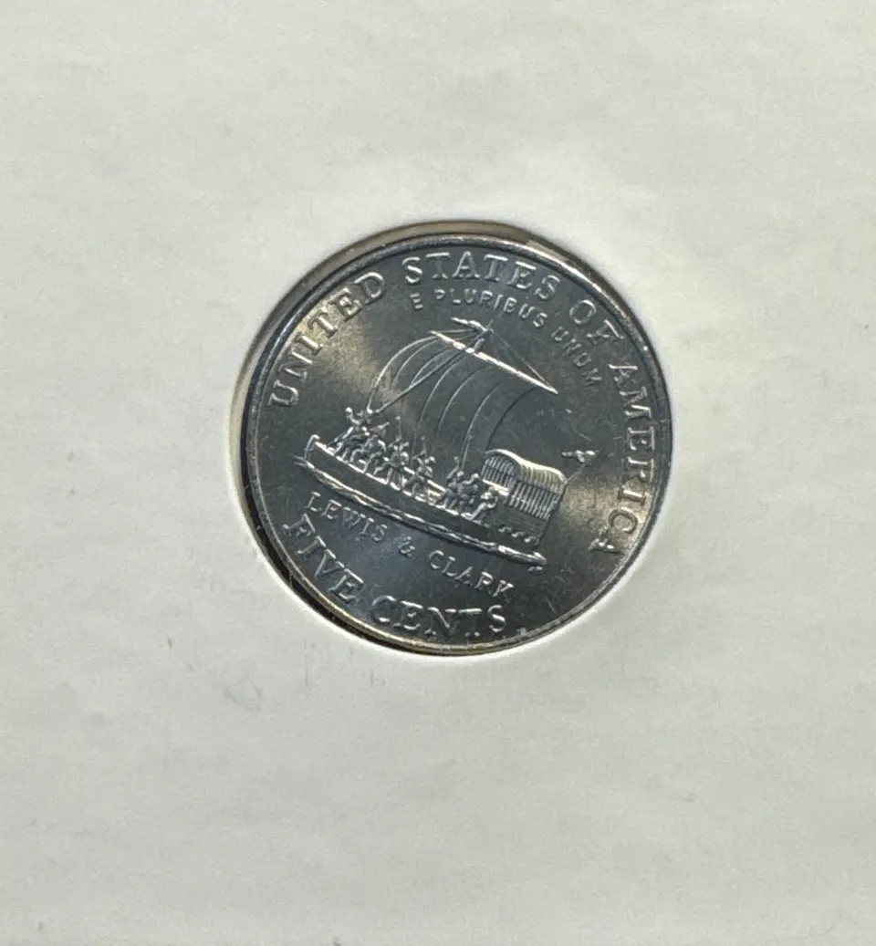2004 Jefferson Nickel Ungraded — back