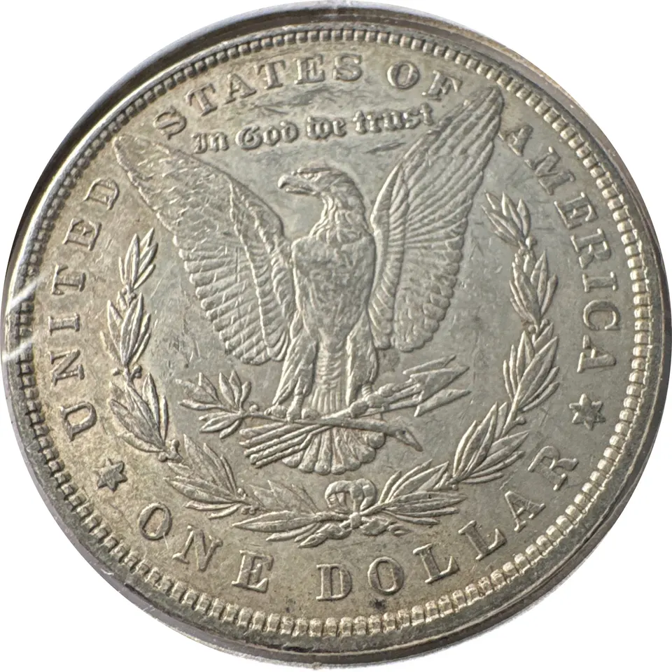 1879-P Morgan Dollar Ungraded — back