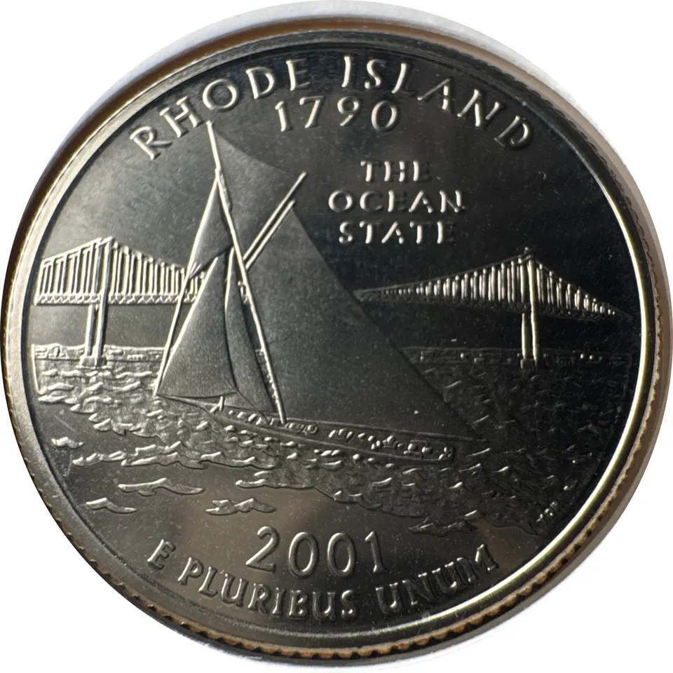 2001-S Washington Quarter Ungraded — back