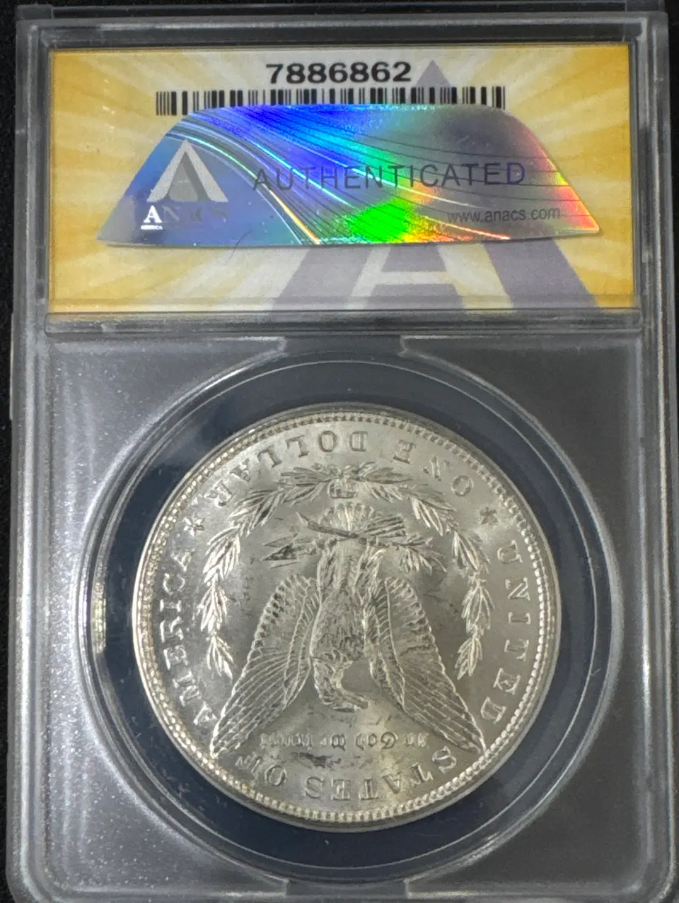 1882-P Morgan Dollar MS61 — back