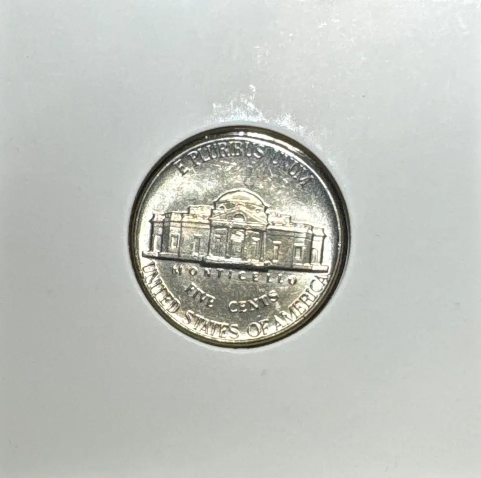 1981-D Jefferson Nickel Ungraded — back