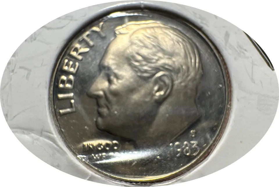 1983-S Roosevelt Dime Ungraded — front