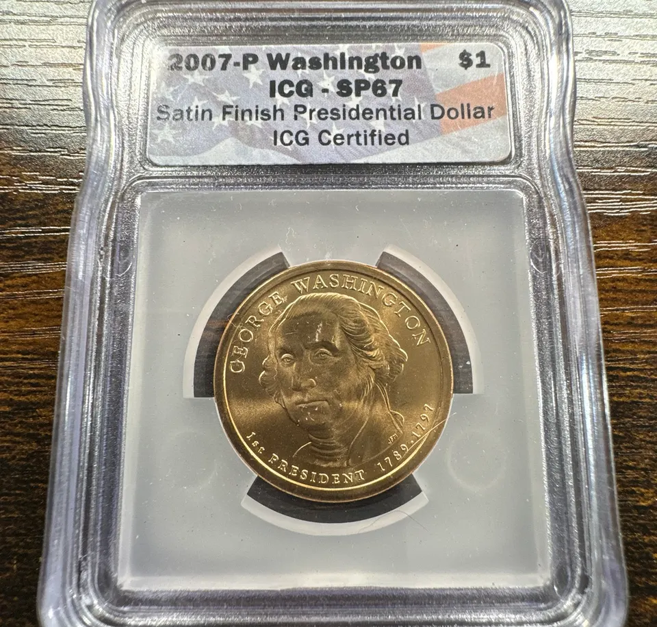 2007-P Presidential Dollar SP67 — front