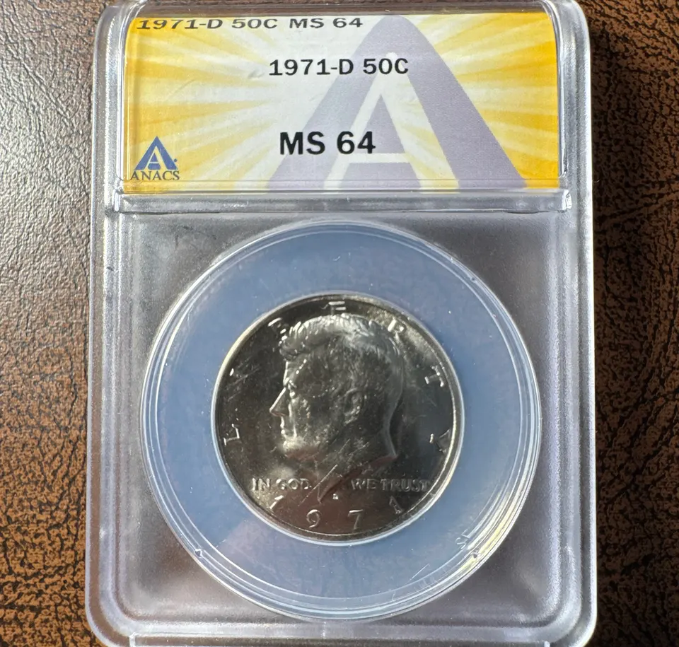 1971-D Kennedy Half Dollar MS64 — front