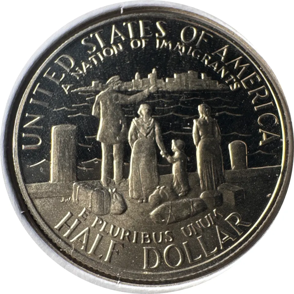 1986-S Statue of Liberty Half Dollar Ungraded — back