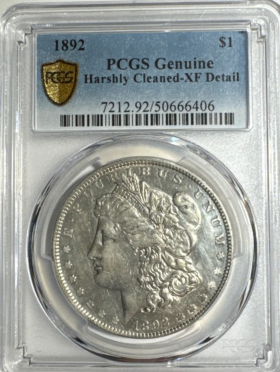 1892-P Morgan Dollar XF45 — front