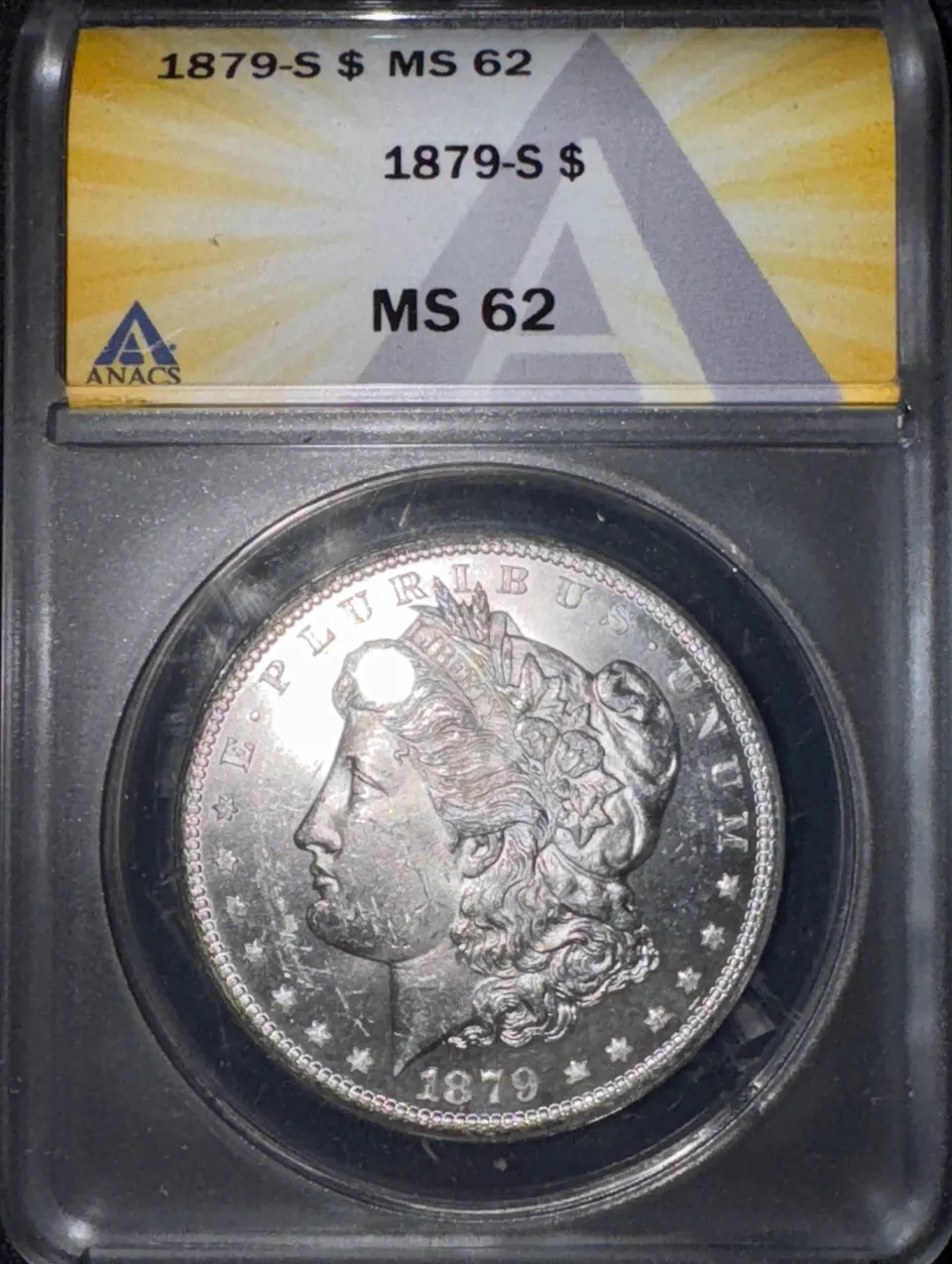 1879-S Morgan Dollar MS62 — front