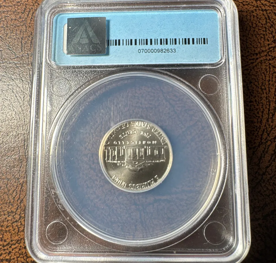 2010-P Jefferson Nickel PR69 — back