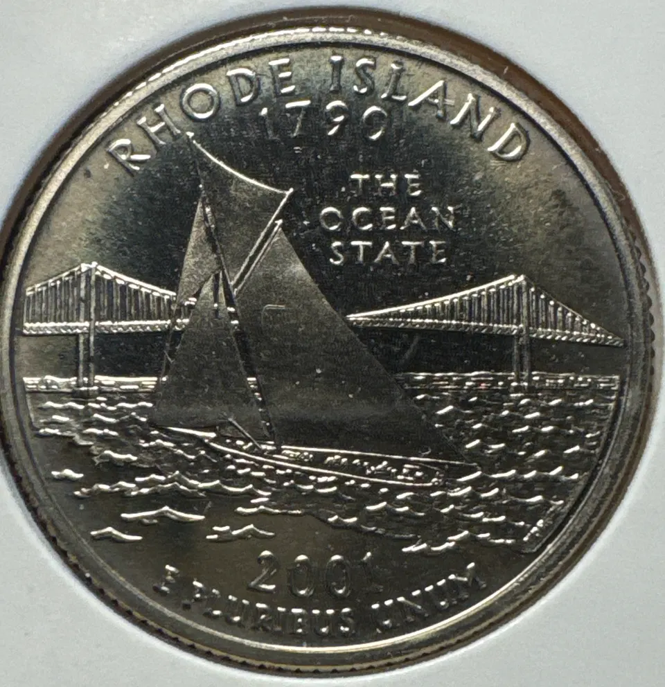 2001-S Washington Quarter Ungraded — back