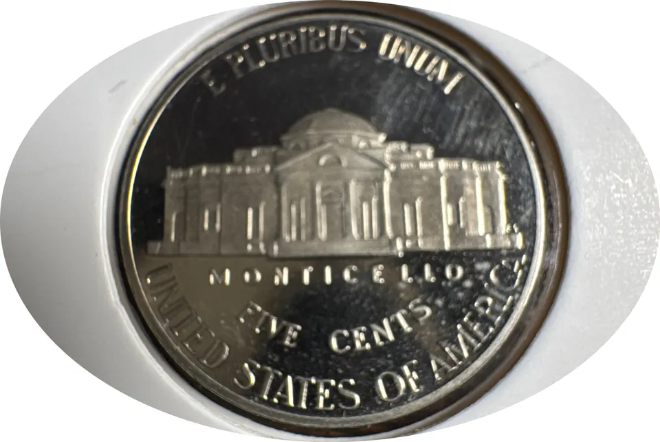 2008-S Jefferson Nickel Ungraded — back