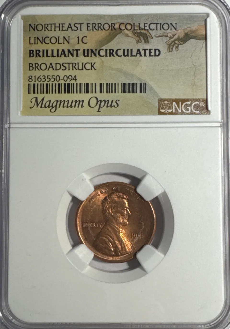 1991-P Lincoln Cent BU — front