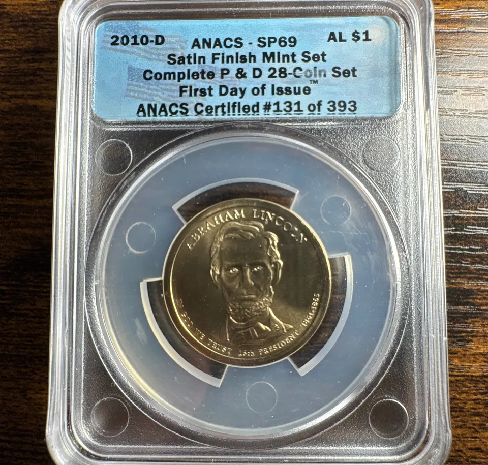 2010-D Presidential Dollar SP69 — front