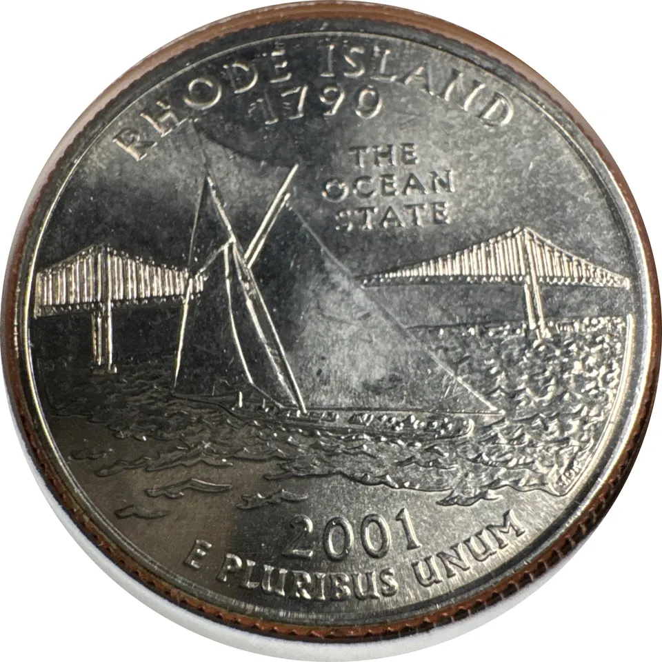 2001-P Washington Quarter Ungraded — back