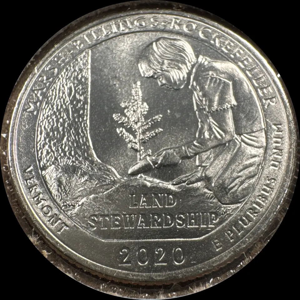 2020-D Washington Quarter Ungraded — back