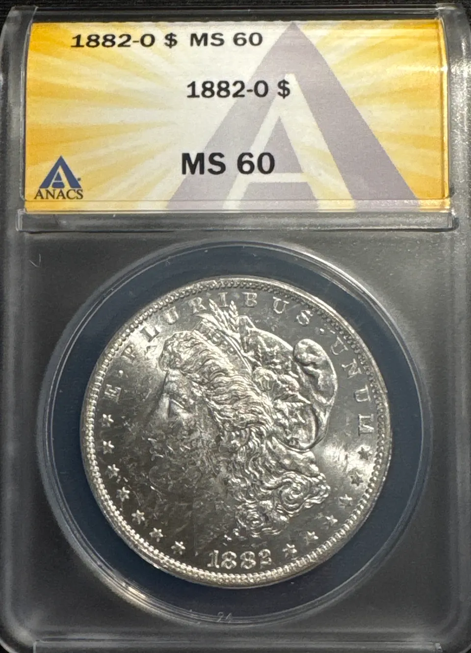 1882-O Morgan Dollar MS60 — front