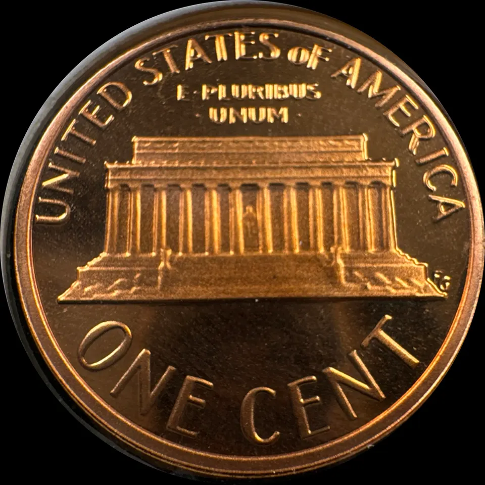 1980-S Lincoln Cent Ungraded — back