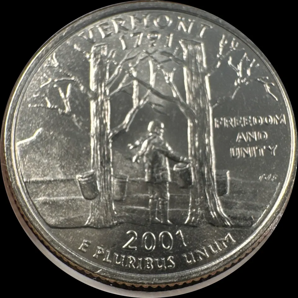 2001-D Washington Quarter Ungraded — back