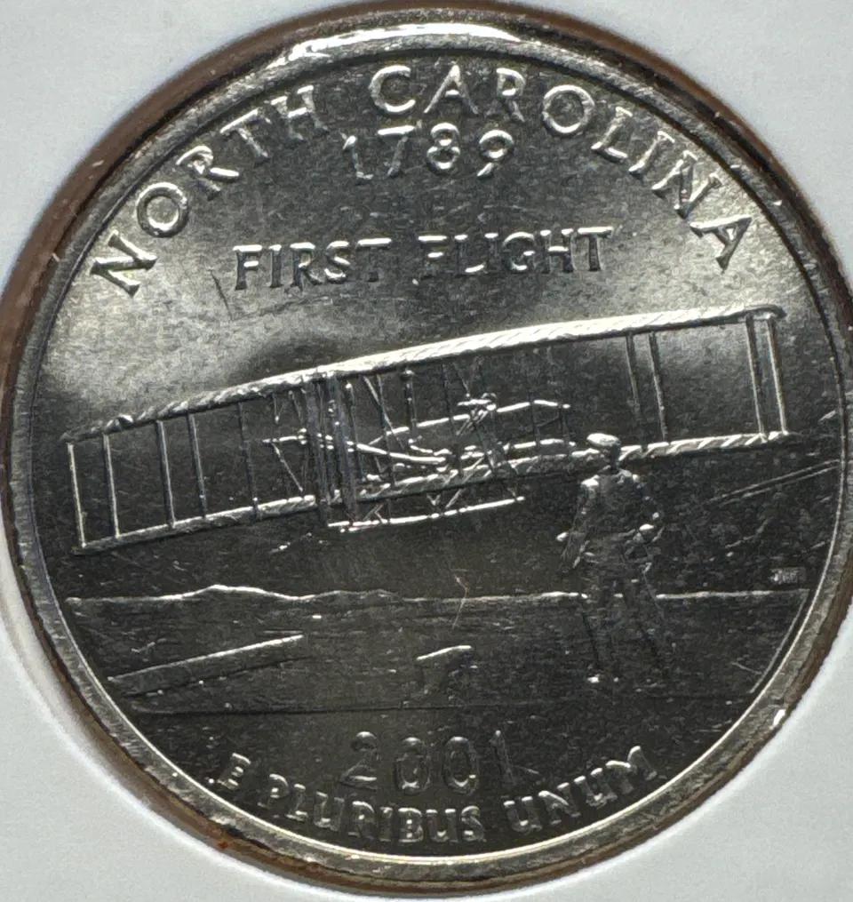 2001-D Washington Quarter Ungraded — back