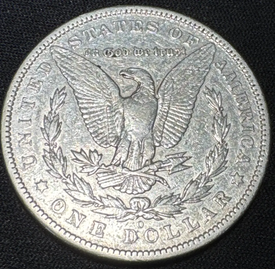 1894-O Morgan Dollar Ungraded — back