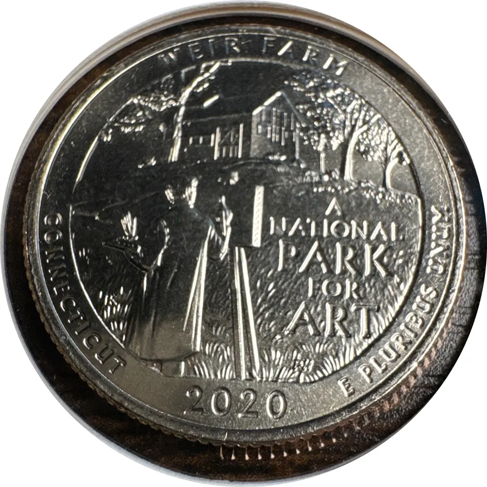 2020-D Washington Quarter Ungraded — back