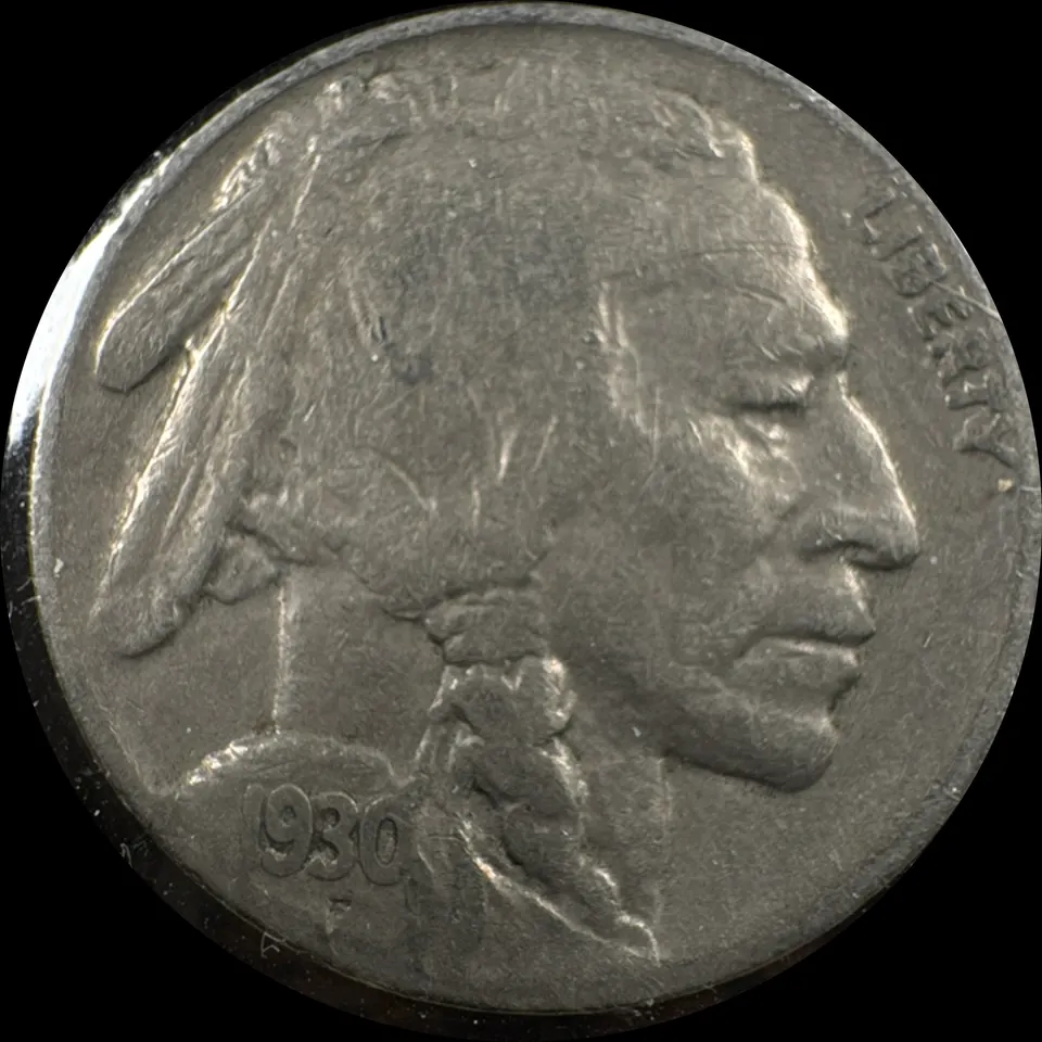 1930-P Buffalo Nickel Ungraded — front