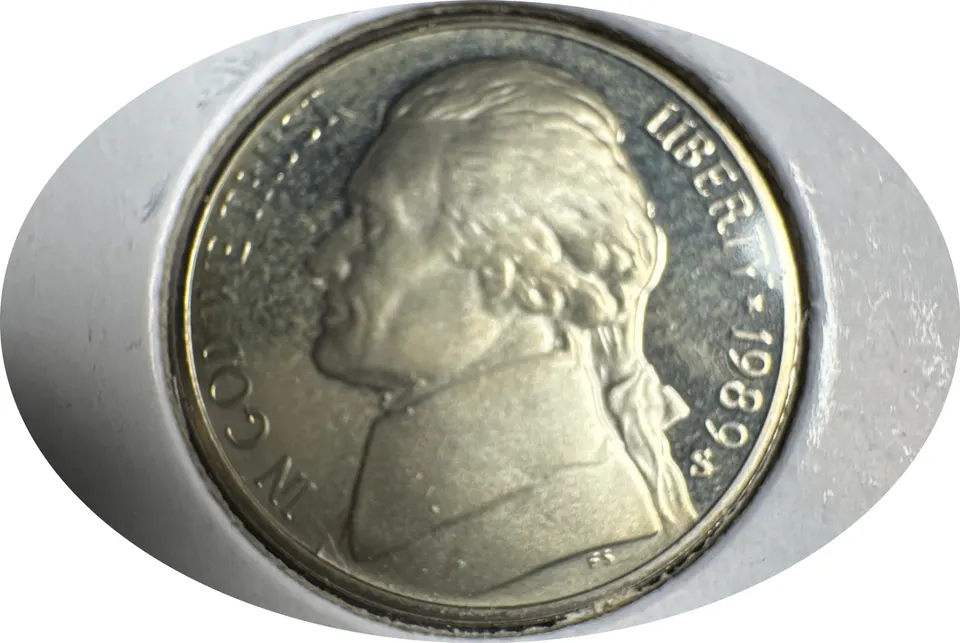 1989-S Jefferson Nickel Ungraded — front