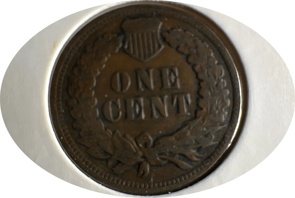 1902-P Indian Head Cent Ungraded — back