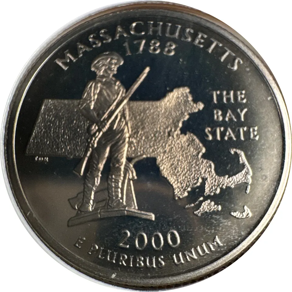2000-S Washington Quarter Ungraded — back