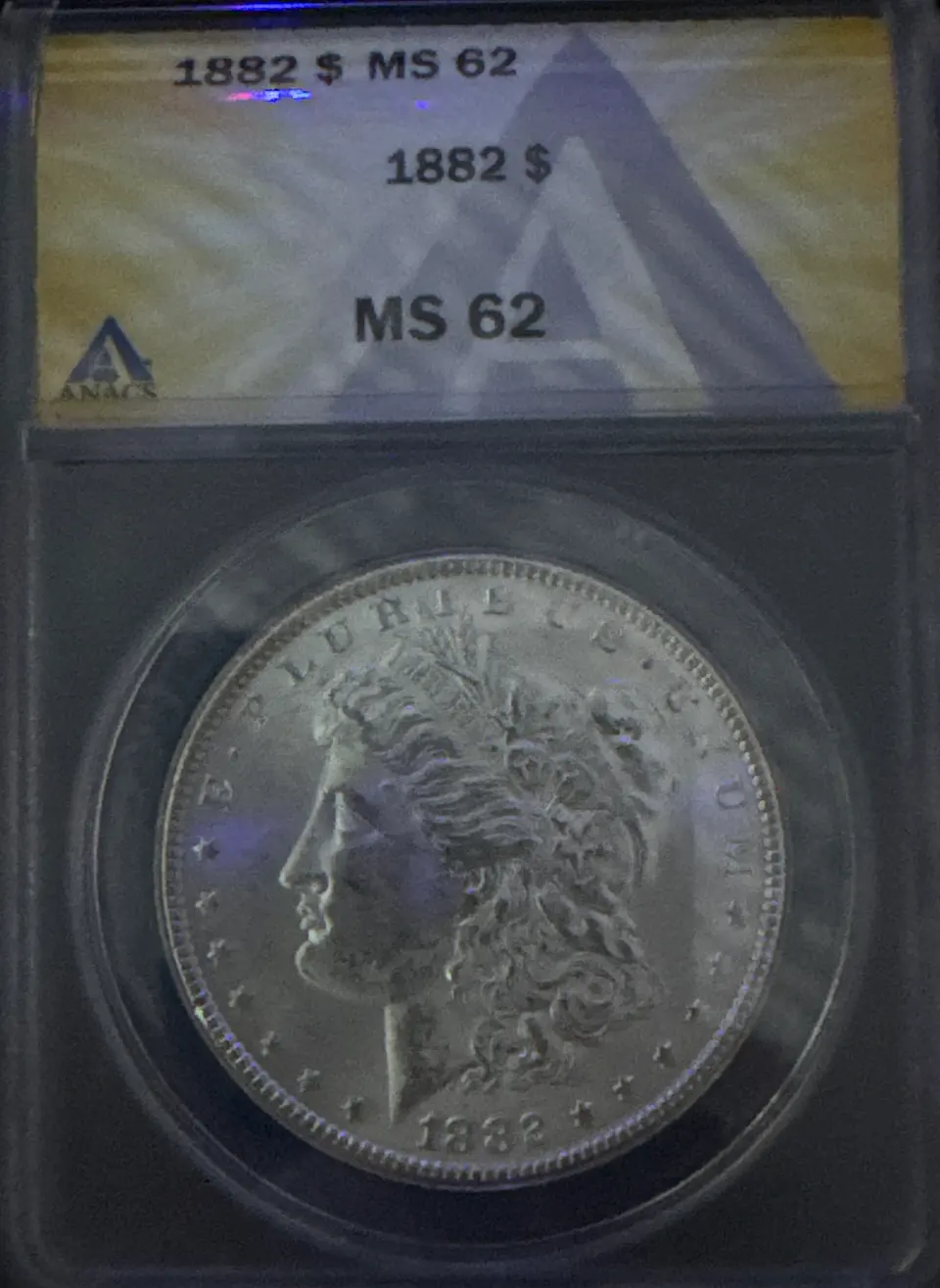 1882-P Morgan Dollar MS62 — front
