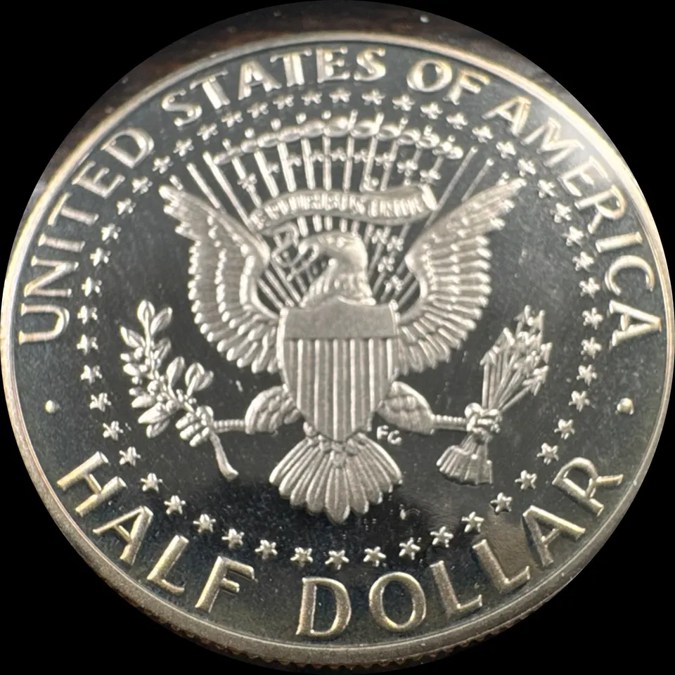 1988-S Kennedy Half Dollar Ungraded — back
