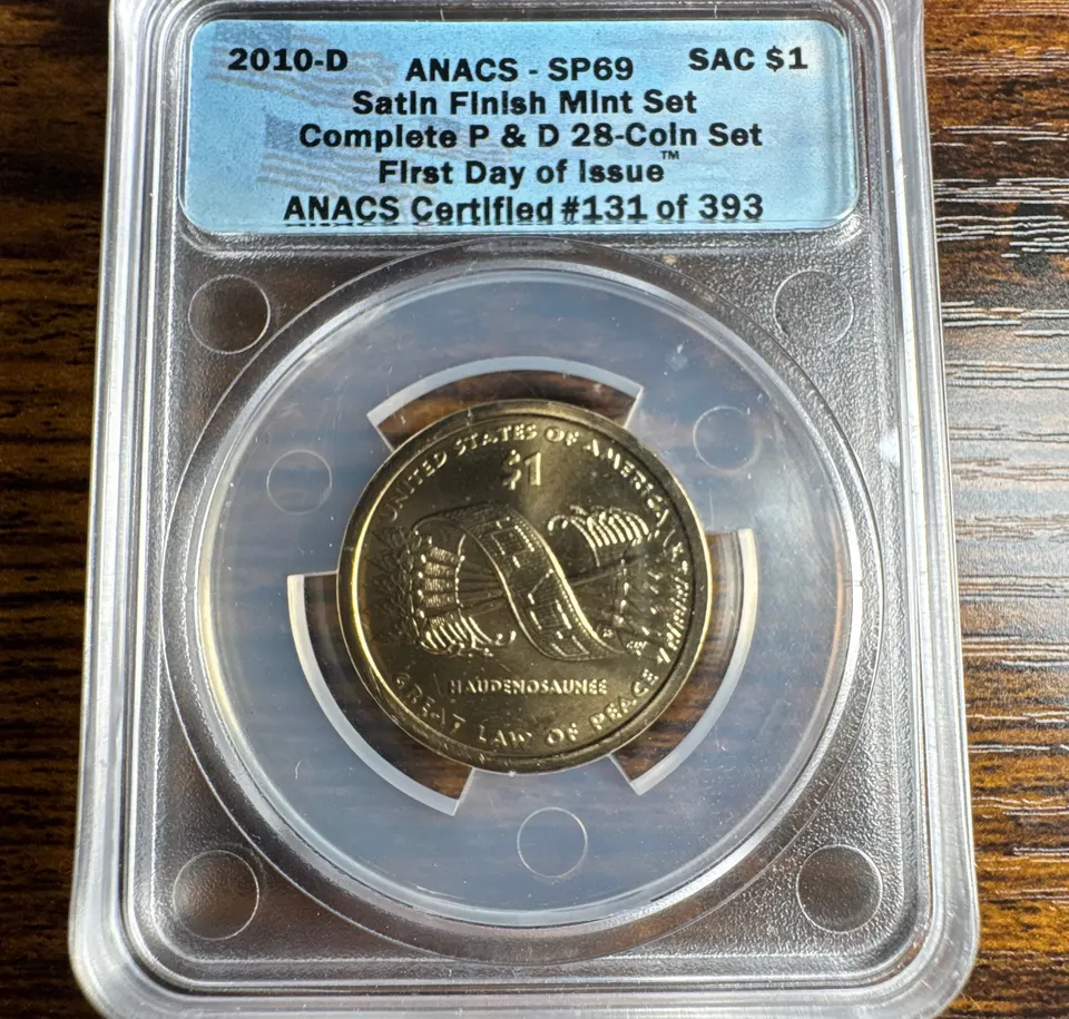 2010-D Sacagawea Dollar SP69 — front