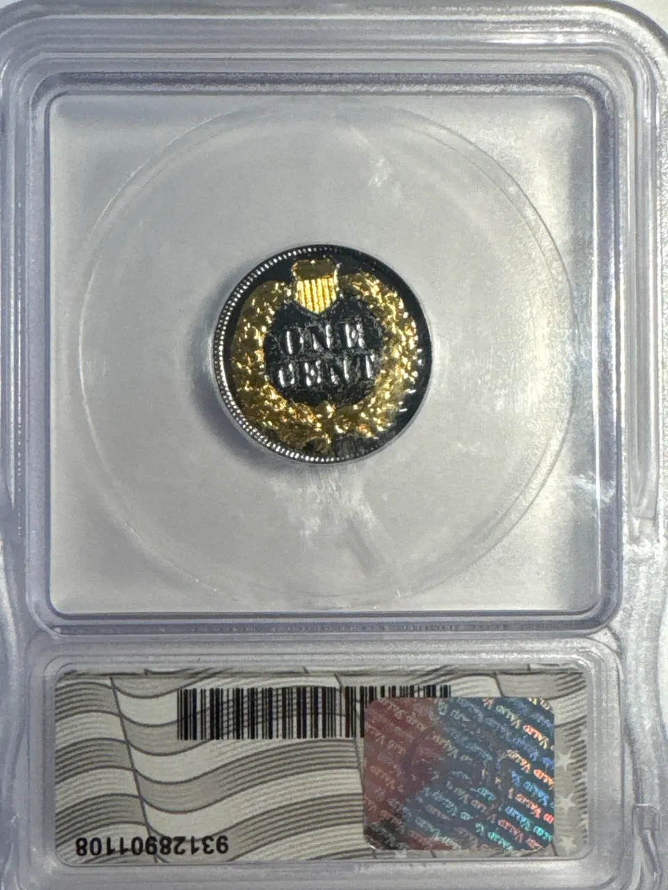 1904-P Indian Head Cent Genuine — back