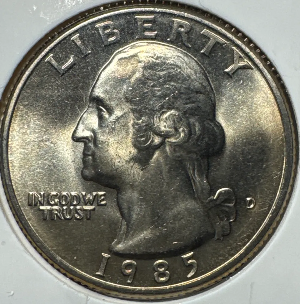 1985-D Washington Quarter Ungraded — front
