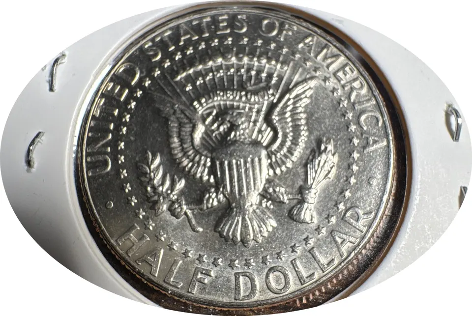 1985-P Kennedy Half Dollar Ungraded — back