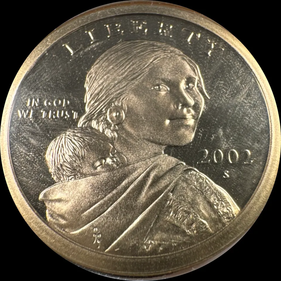 2002-S Sacagawea Dollar Ungraded — front