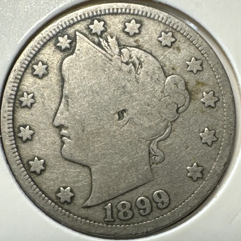 1899-P Liberty V Nickel Ungraded — front