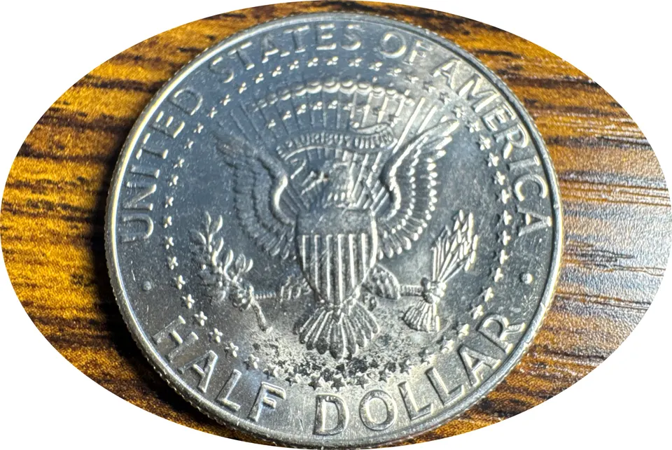 1989-D Kennedy Half Dollar Ungraded — back