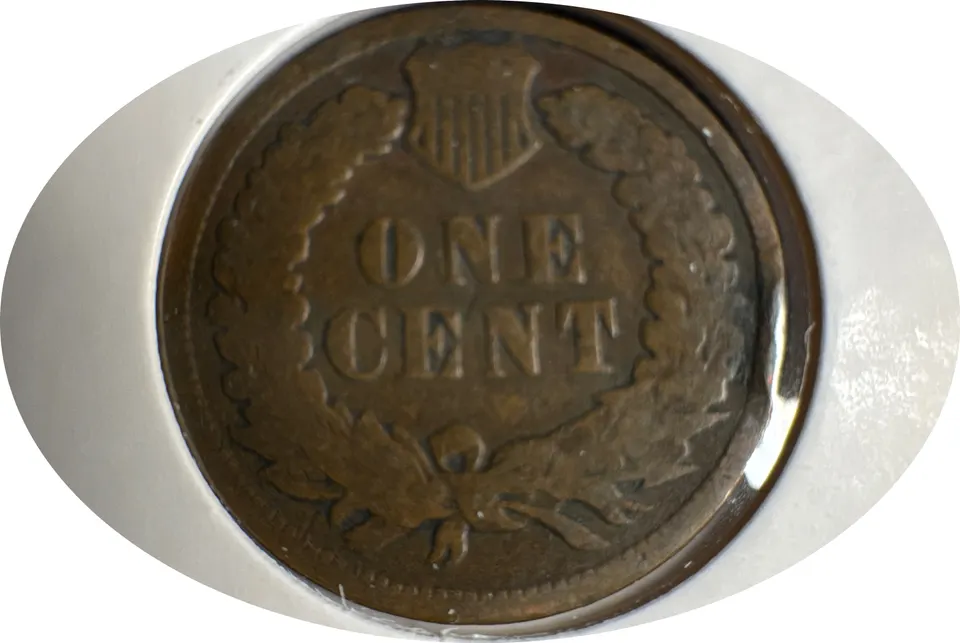 1897-P Indian Head Cent Ungraded — back